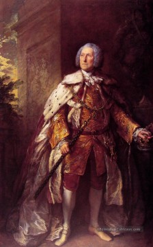 philippe quatrième lord wharton Tableau Peinture - John Quatrième duc d’Argyll portrait Thomas Gainsborough